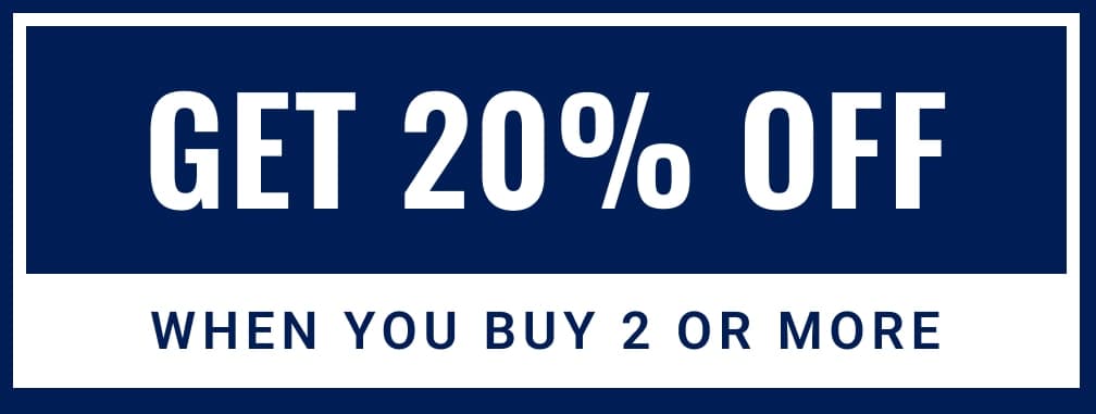 Get 20% Off When You Buy 2 Or More