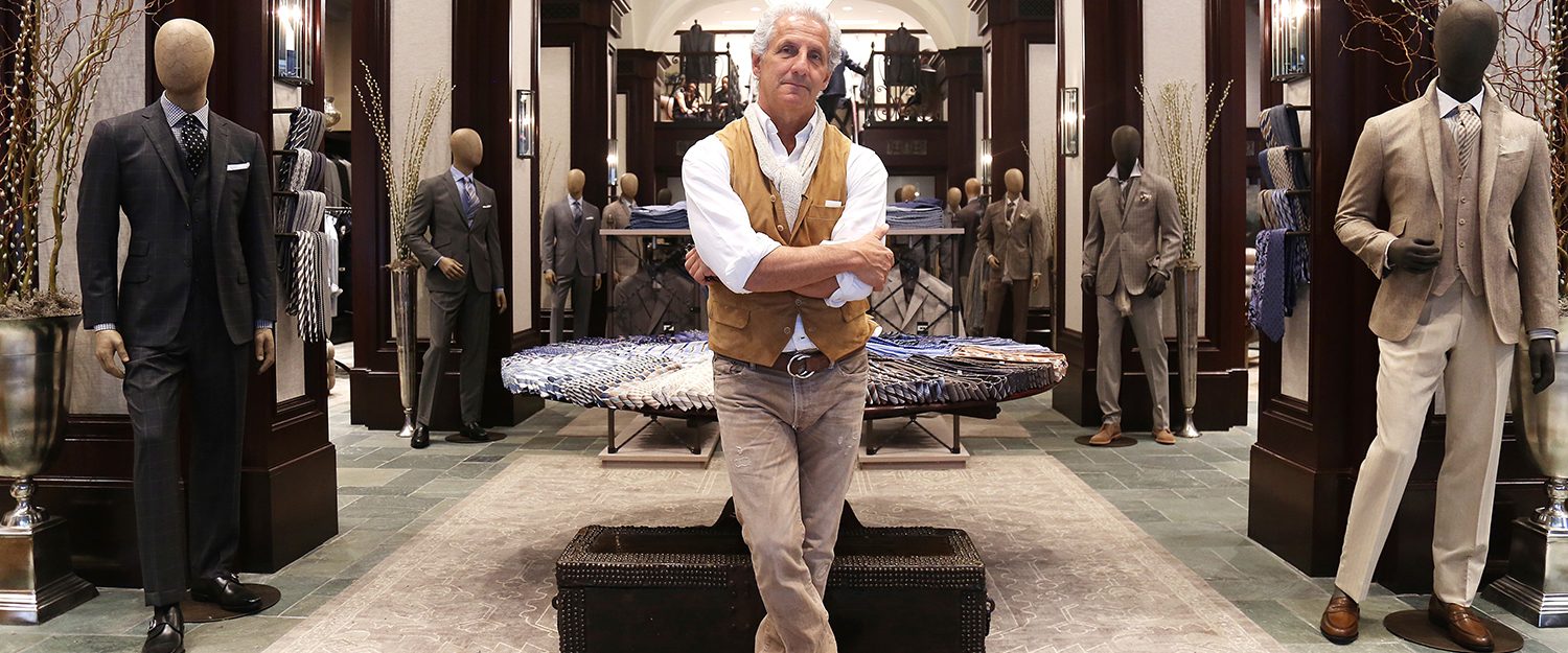 Joseph Abboud with wardrobe