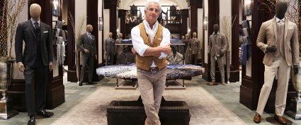 Joseph Abboud with wardrobe