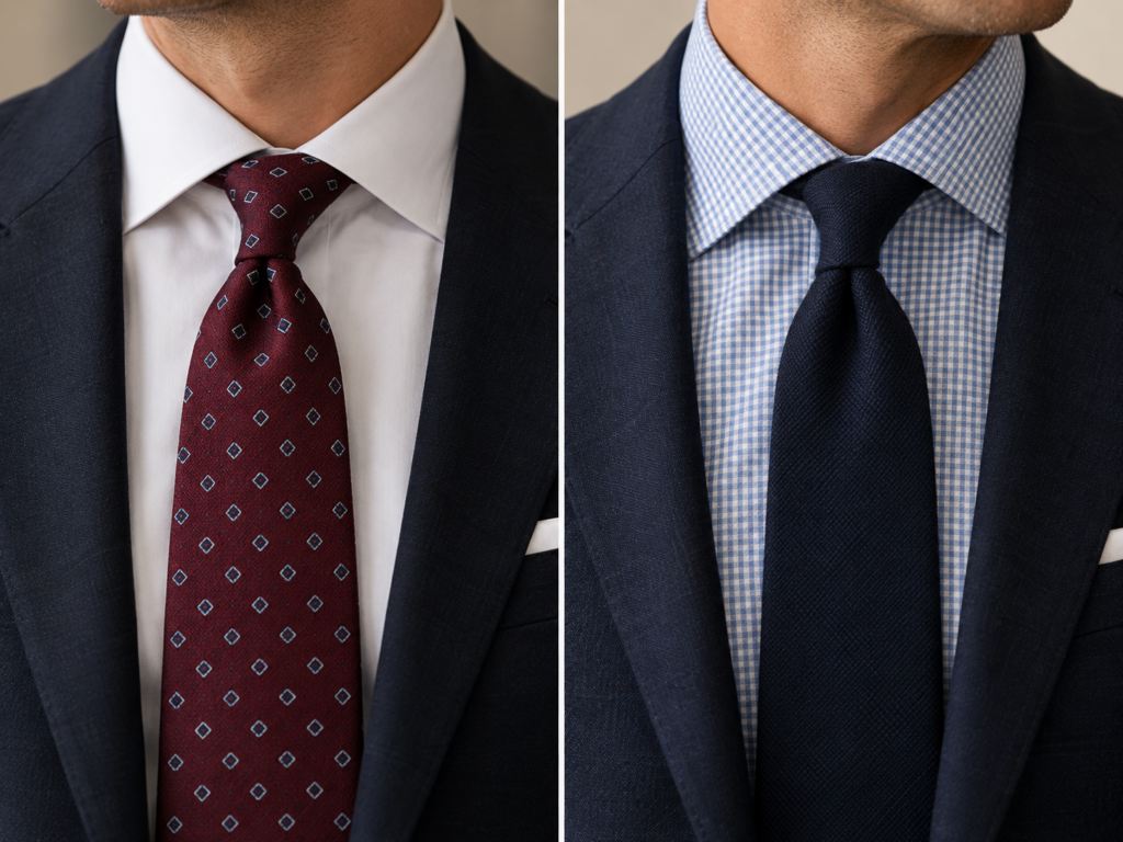 The current image has no alternative text. The file name is: Shirt-and-tie-combinations-2.png