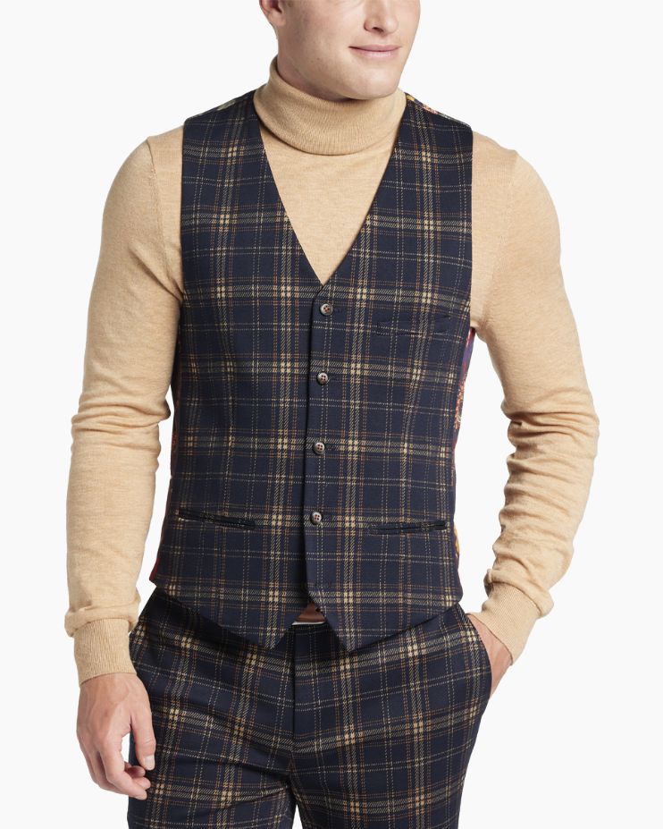 men&#039;s fall wedding attire plaid three piece