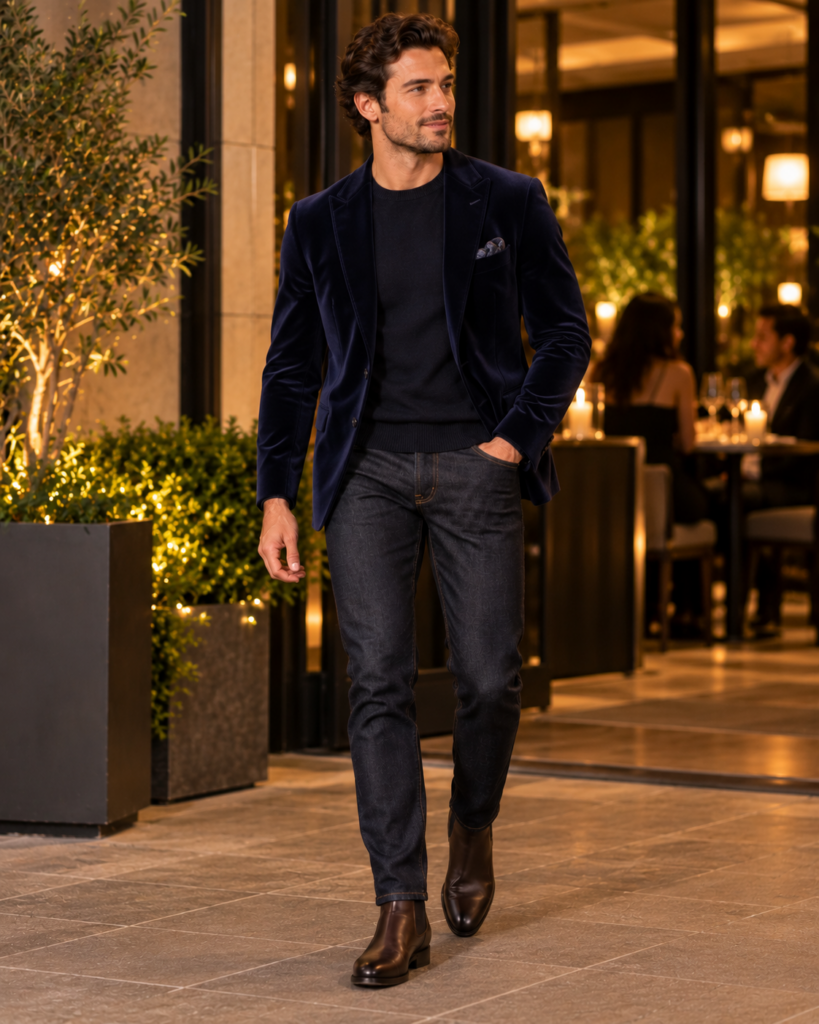 The current image has no alternative text. The file name is: CO-what-to-wear-with-velvet-blazer-image-3.png