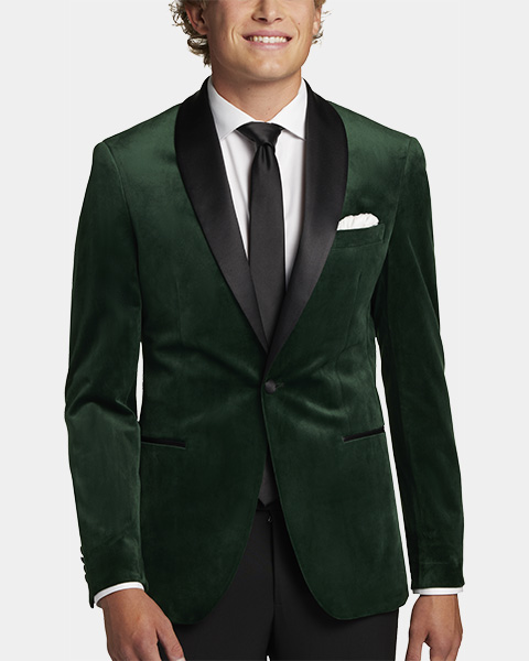 prom suite ideas egara shawl lapel velvet dinner jacket
