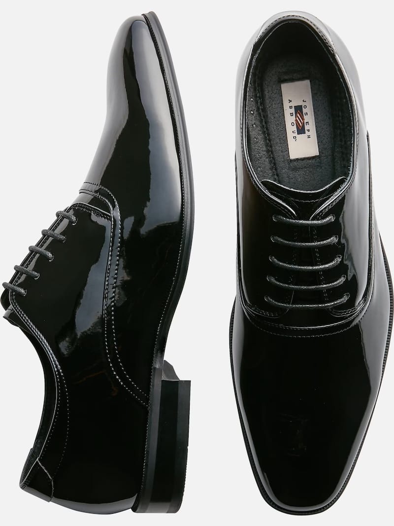 prom style ideas for men joseph abboud soiree polished patent formal oxfords