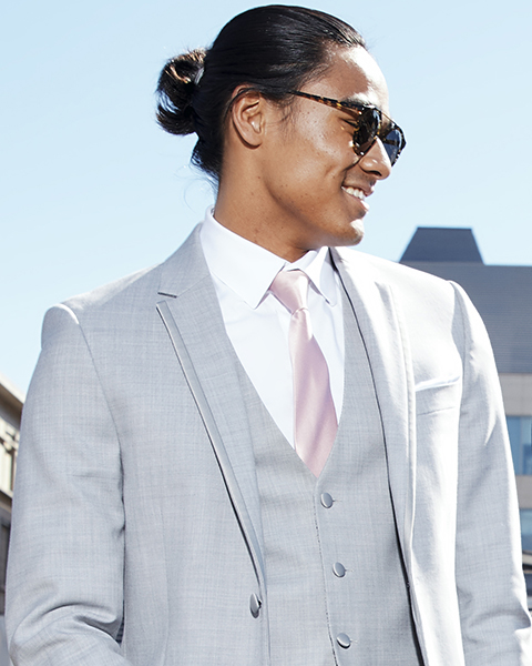 prom hairstyles for men man bun