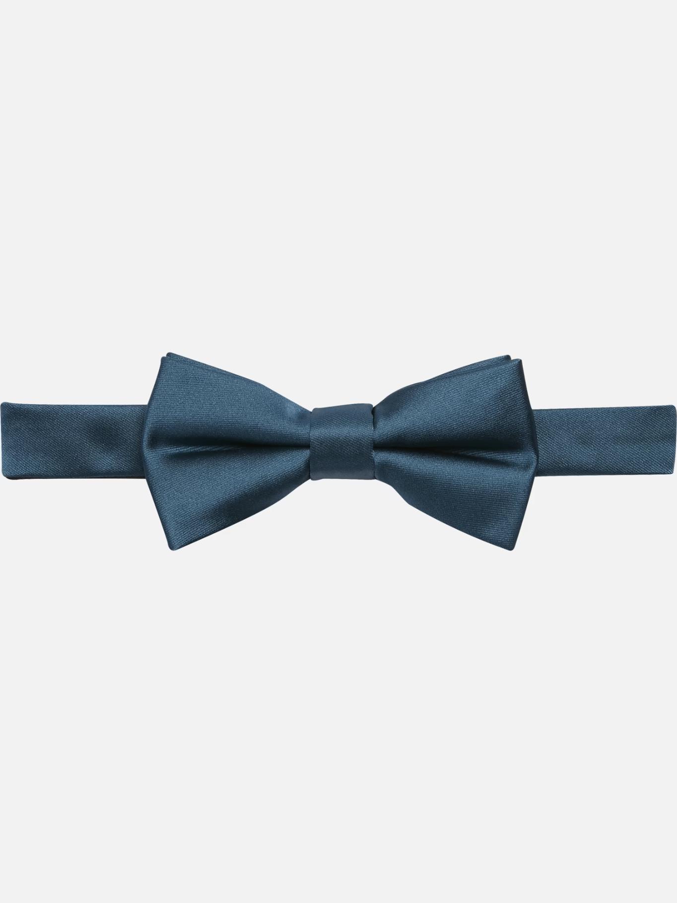 accessories for black suit pre tied bow tie