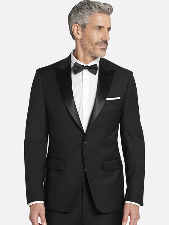 Wool Slim Fit Peak Tuxedo Separate Jacket