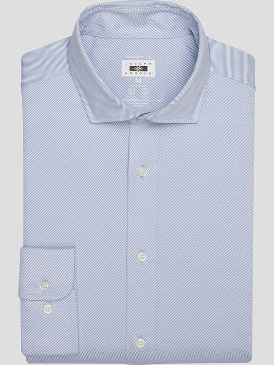 Joseph Abboud Modern Fit Performance Knit Twill Dress Shirt