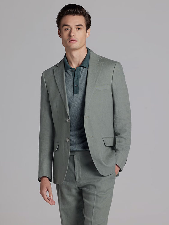 Tommy Hilfiger Modern Fit Linen Suit Separates Jacket