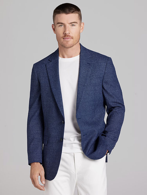 Awearness Kenneth Cole Modern Fit Tic Sport Coat