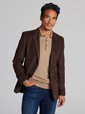 nautica microsuede sport coat