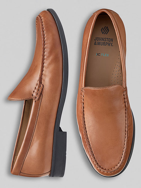 Johnston &amp; Murphy Harrison Venetian Glove Leather Slip Ons