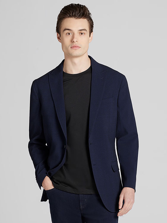 Awearness Kenneth Cole Modern Fit Plaid Seersucker Sport Coat