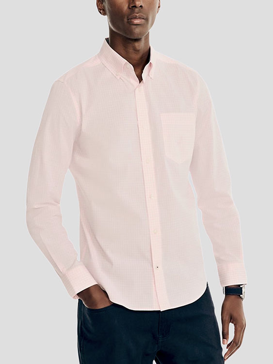 Nautica Classic Fit Wrinkle-Resistant Button Up Shirt