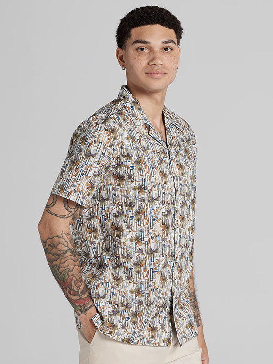 Paisley &amp; Gray Slim Fit Button Up Shirt