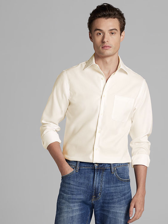 Pronto Uomo Slim Fit Queens Oxford Dress Shirt