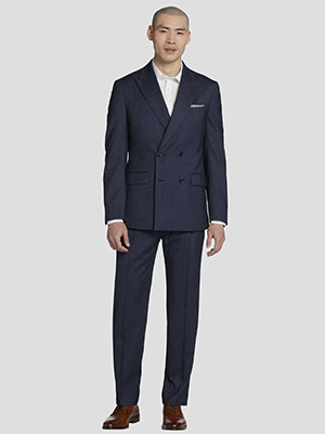 calvin klein slim fit tic suit separates jacket