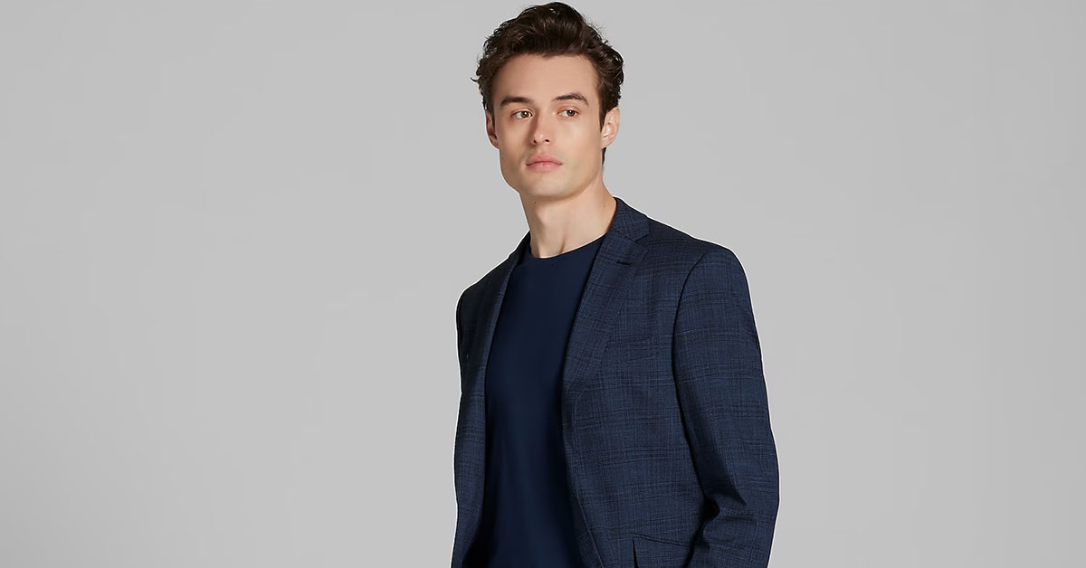 wilke rodriguez slim fit plaid suit
