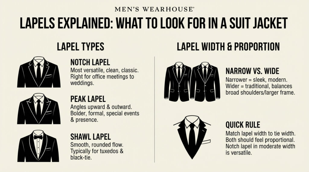 Lapels explained: what to look for in a suit jacket
