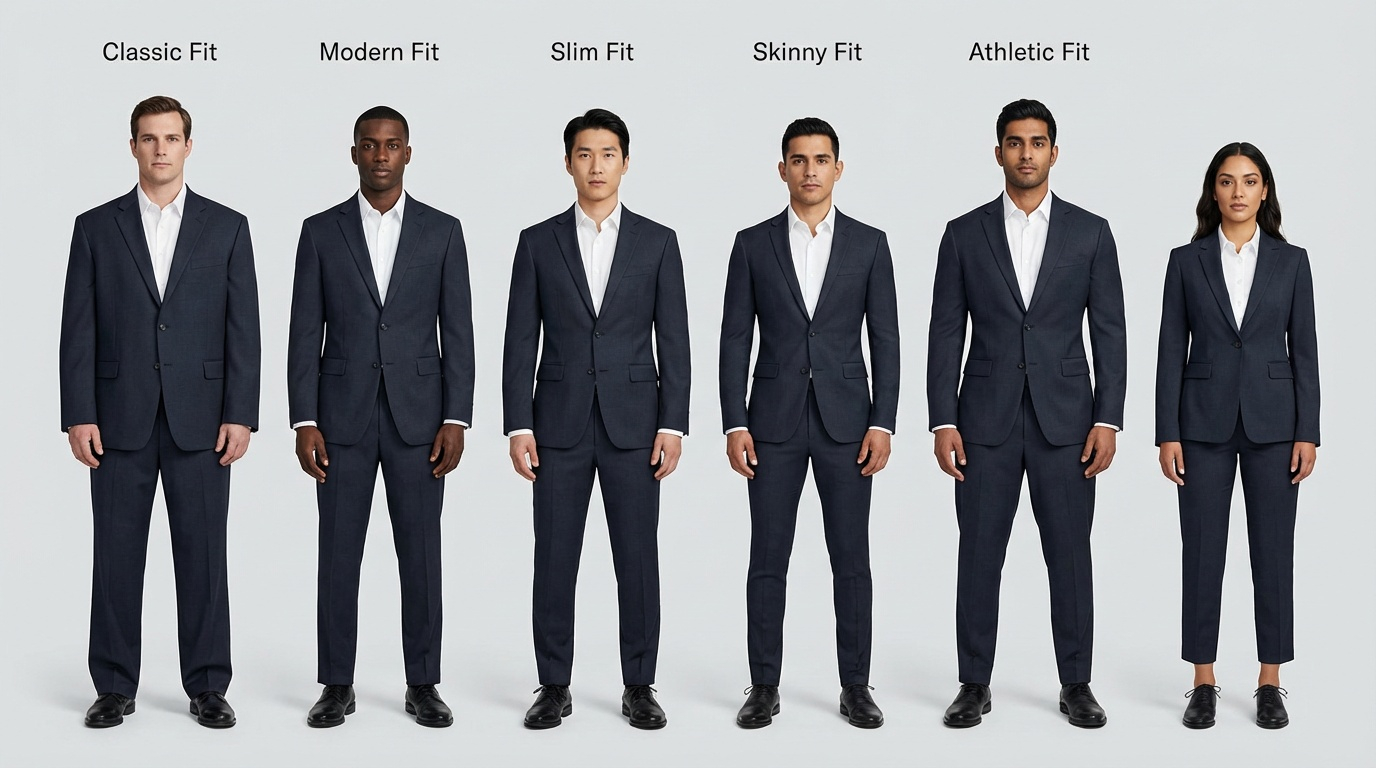 Which Suit Fit Should You Get? Slim vs. Modern vs. Classic or Athletic